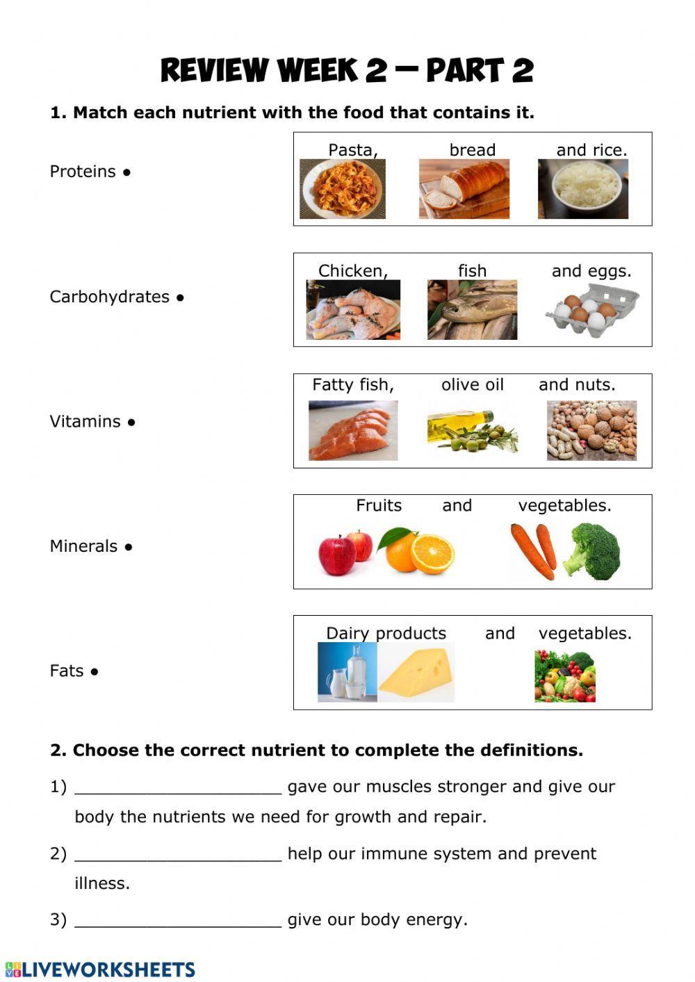 Nutrition review 2.2 Nutrition review 2.2
