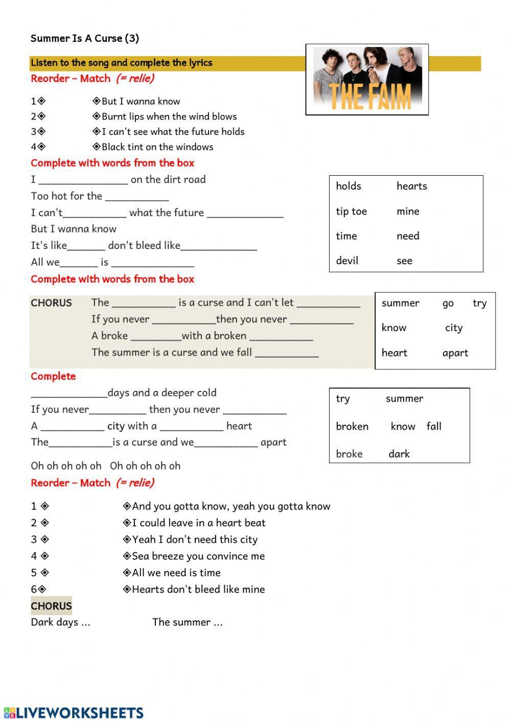 Summer is a curse, part 3 - Listen