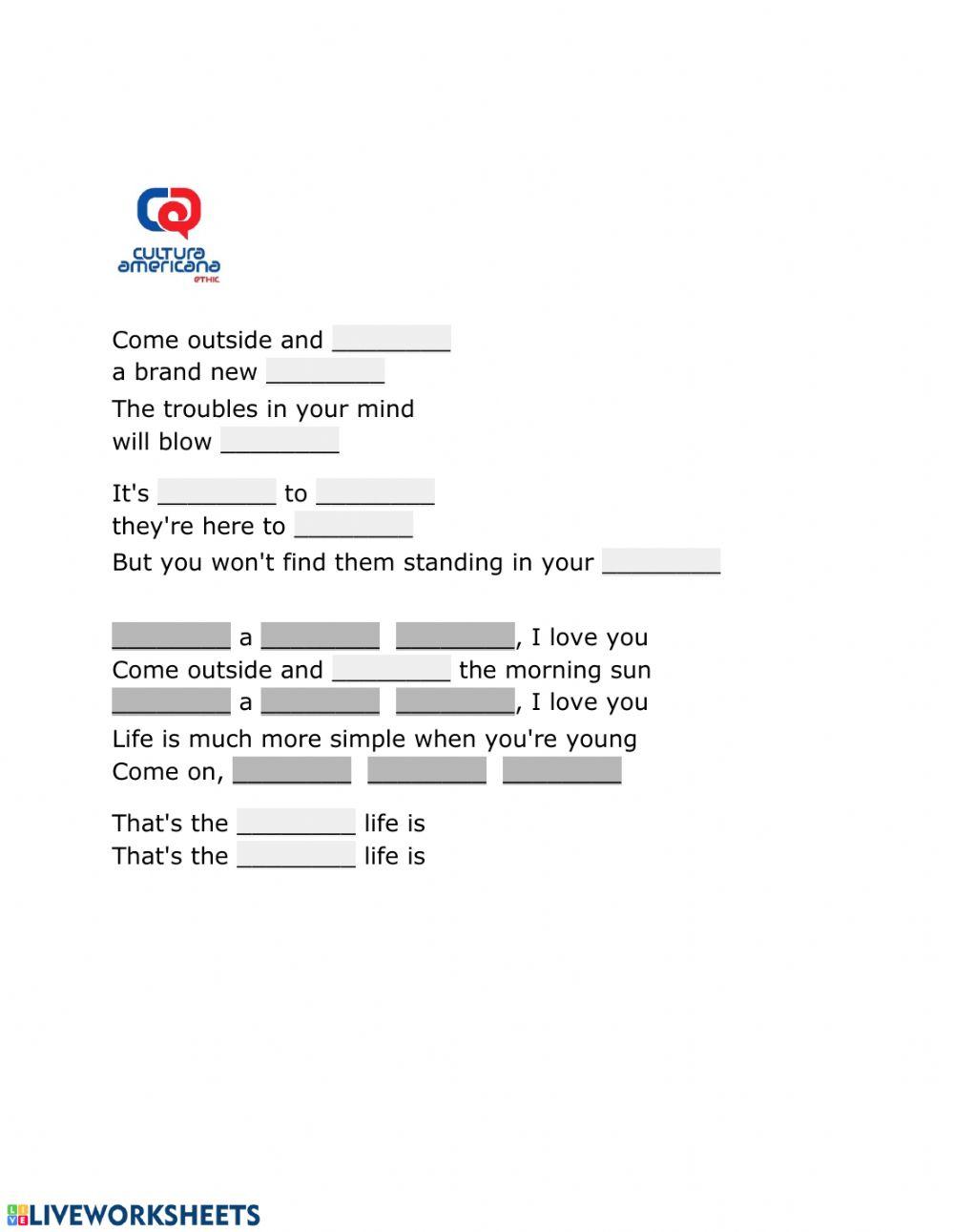 -eI- and -i:- Song Practice