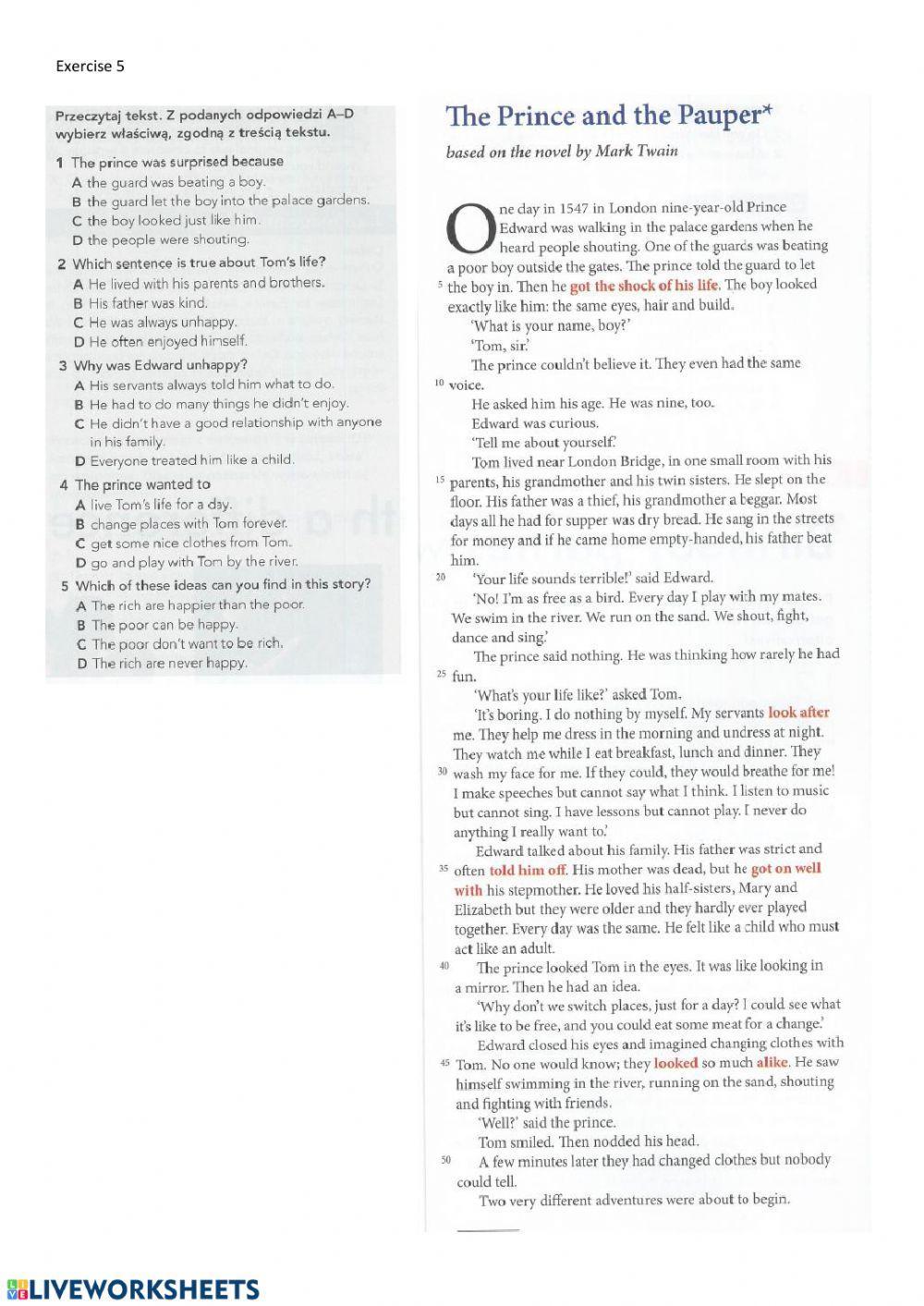 Życie rodzinne i towarzyskie - ćwiczenia na słowictwo