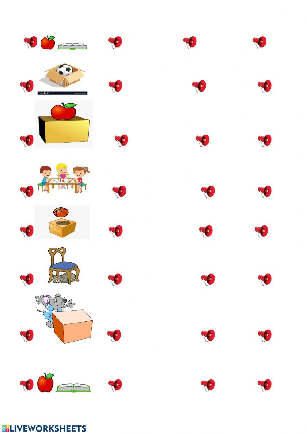 Prepositions of place