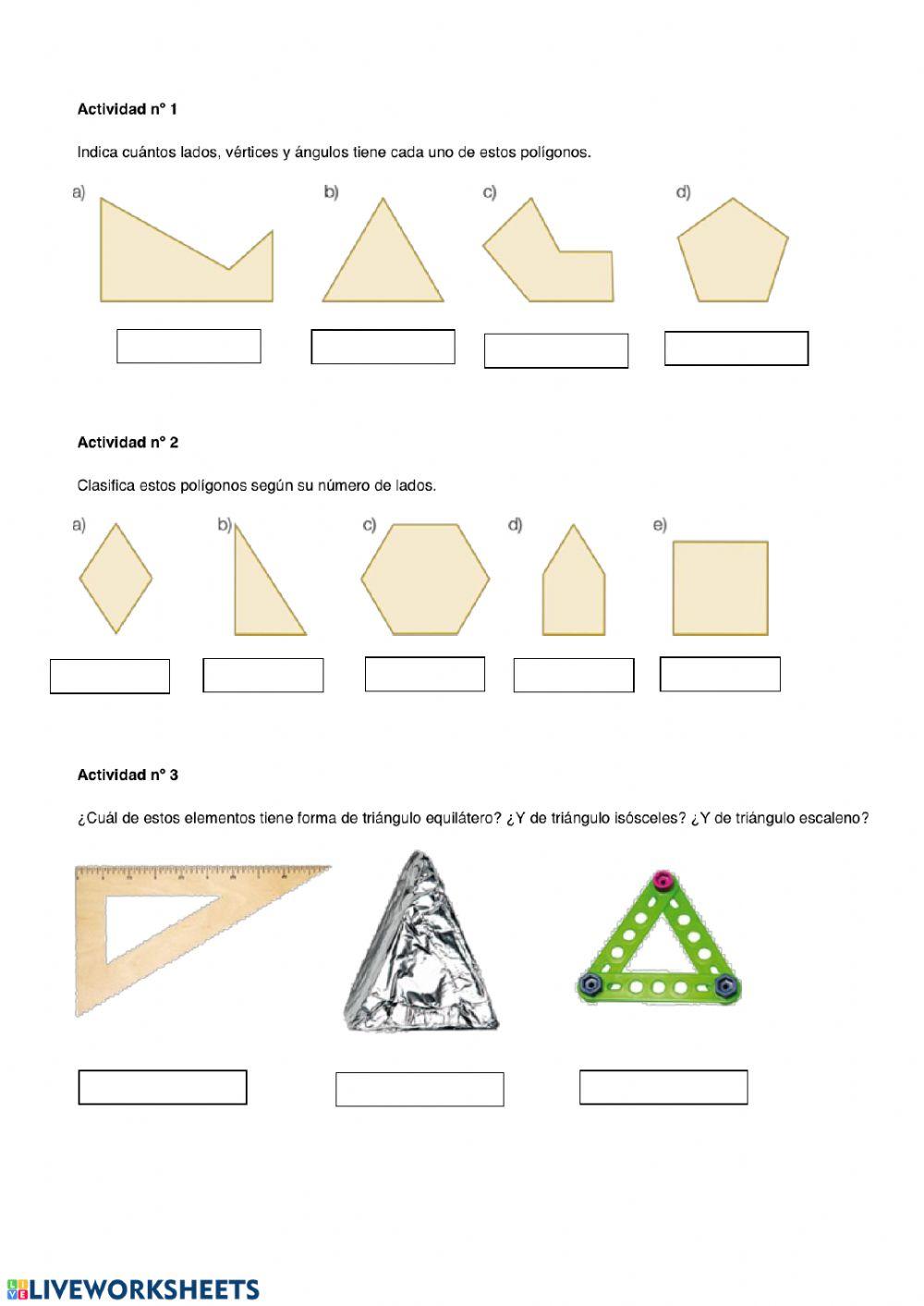 Polígonos y triángulos