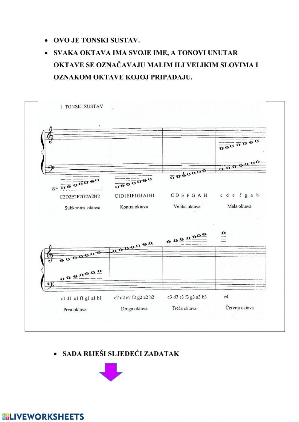 Solfeggio 3.r, intervali, ritam, tonski sustav