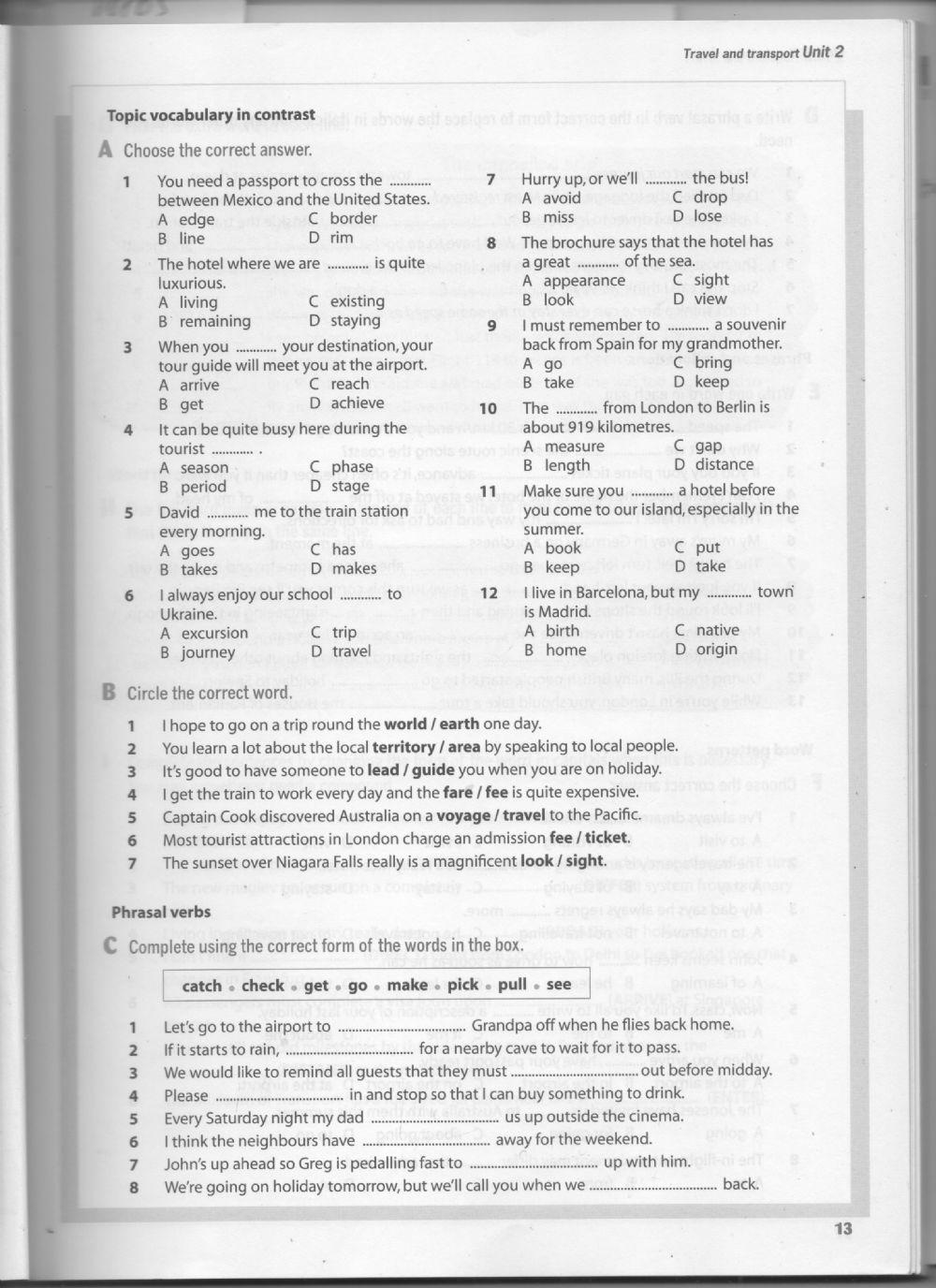 Travel and transport