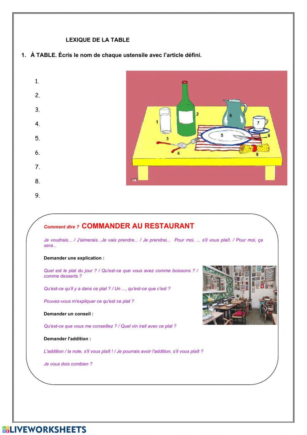 Le restaurant