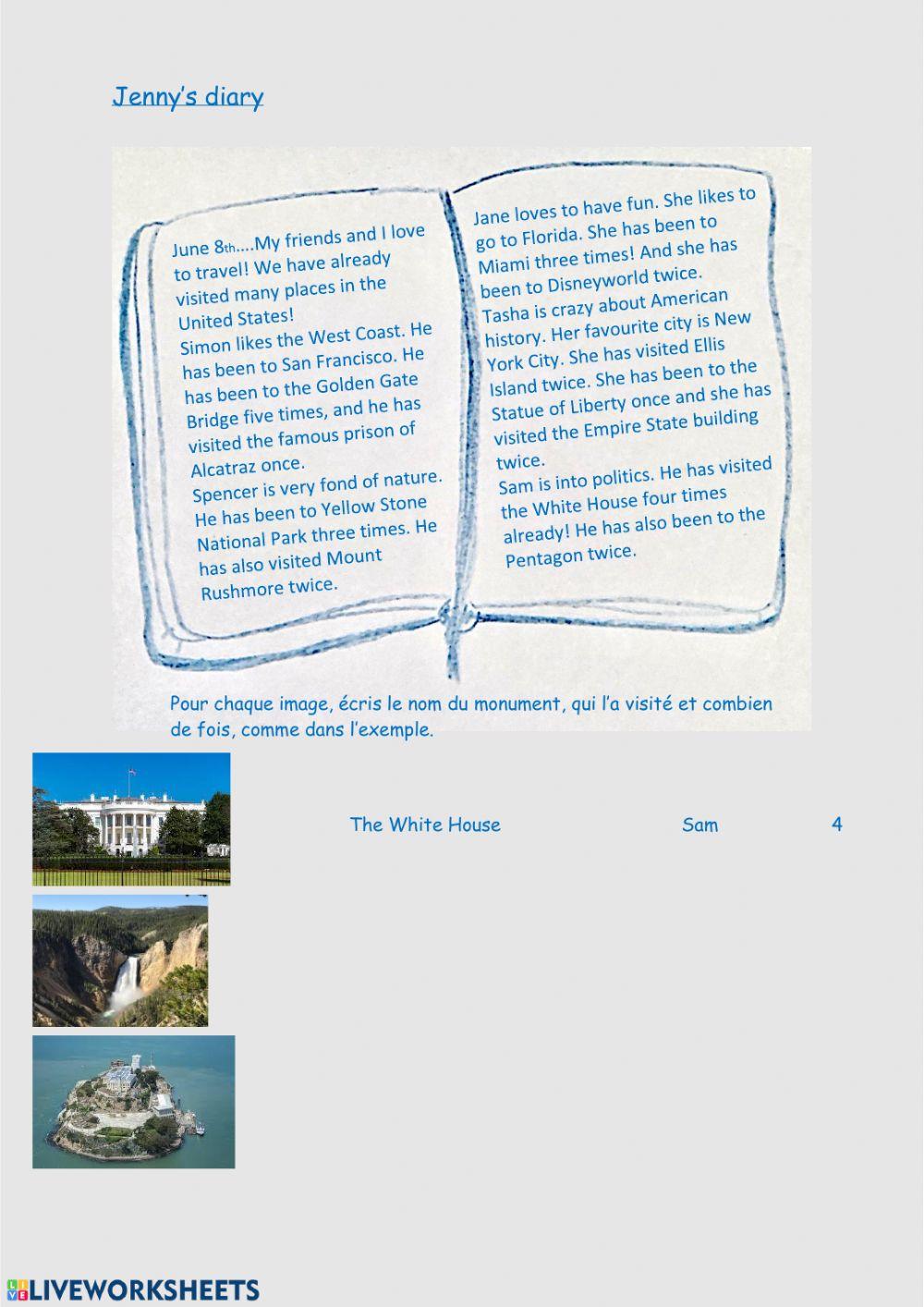 What have they visited?