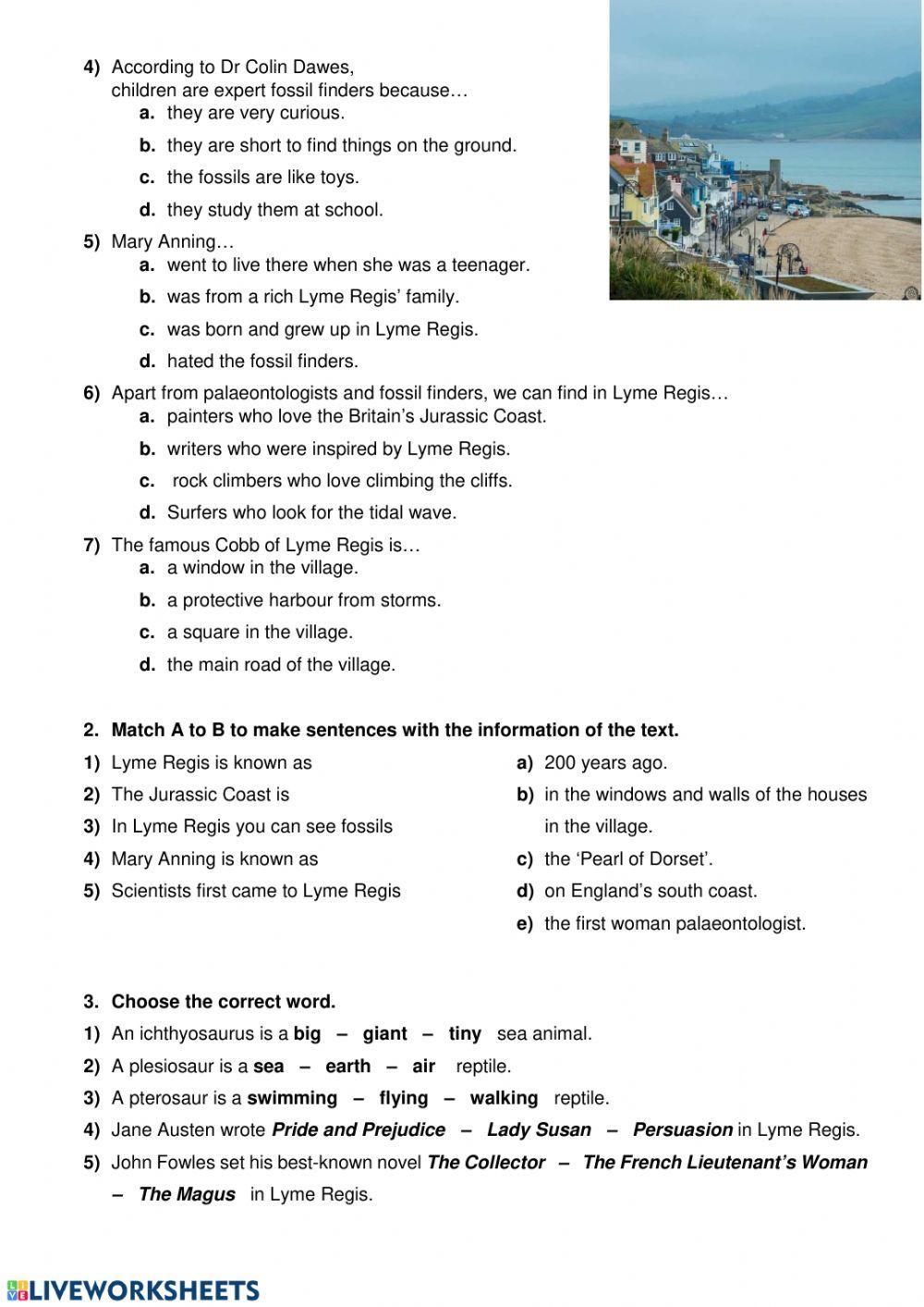 Reading comprehension