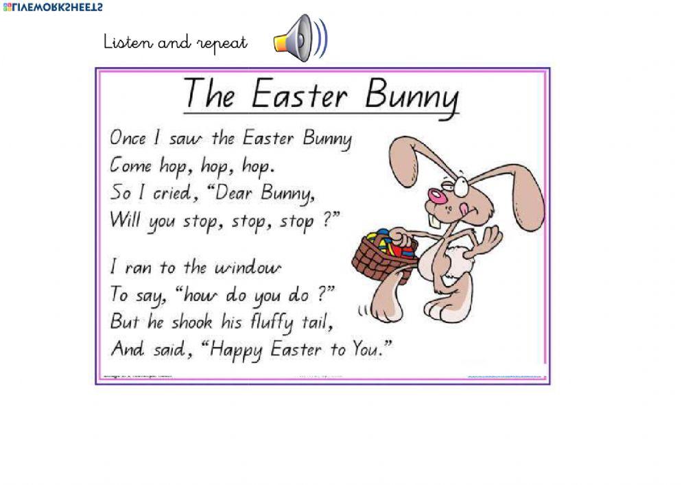 The easter bunny