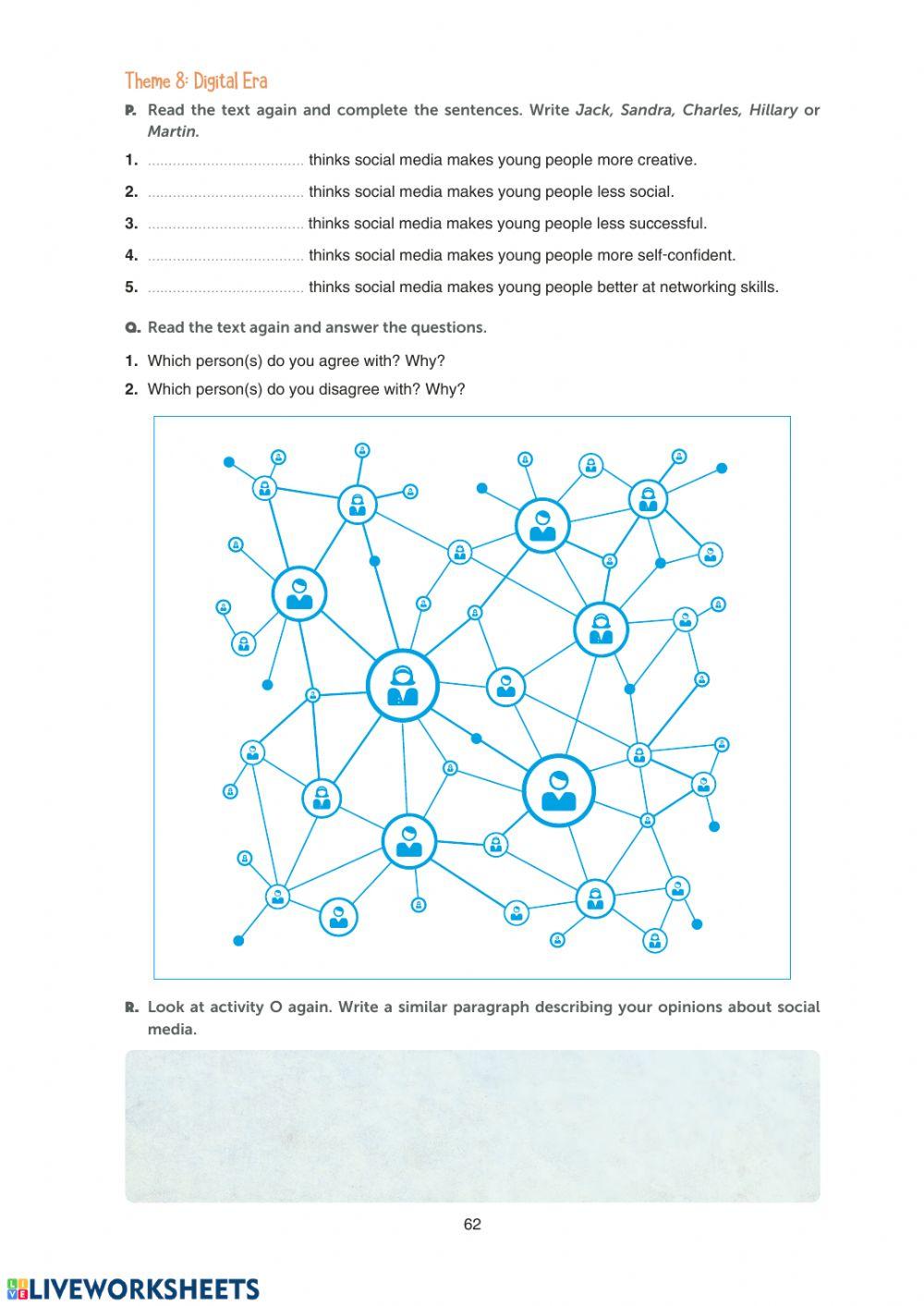 Grade 10 Theme 8 Digital Era WB Pages61-62