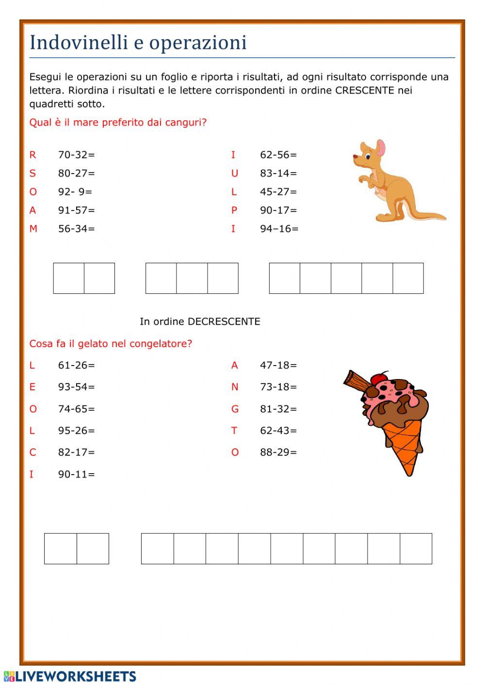 Indovinelli matematici