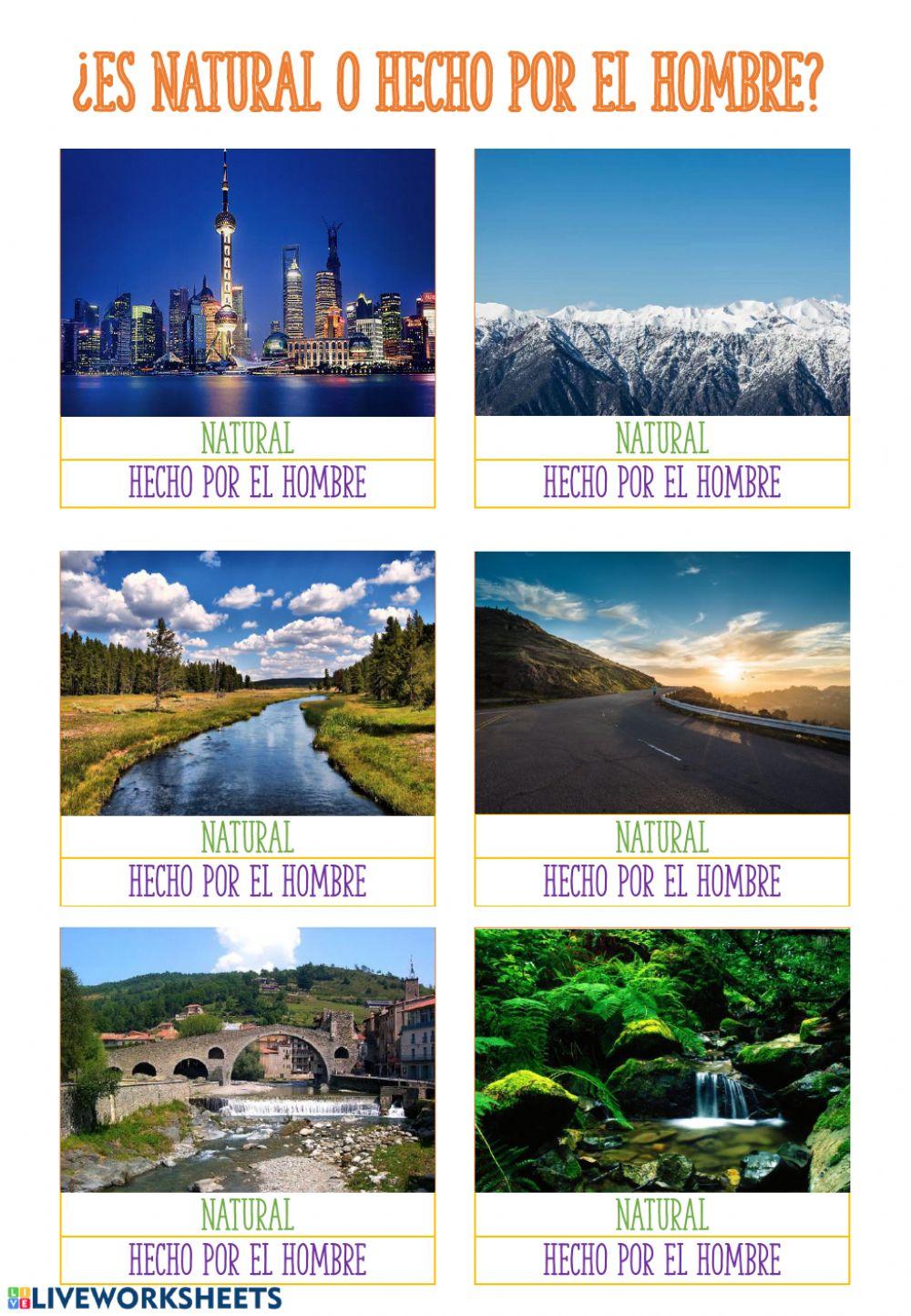 ¿Es natural o hecho por el hombre?