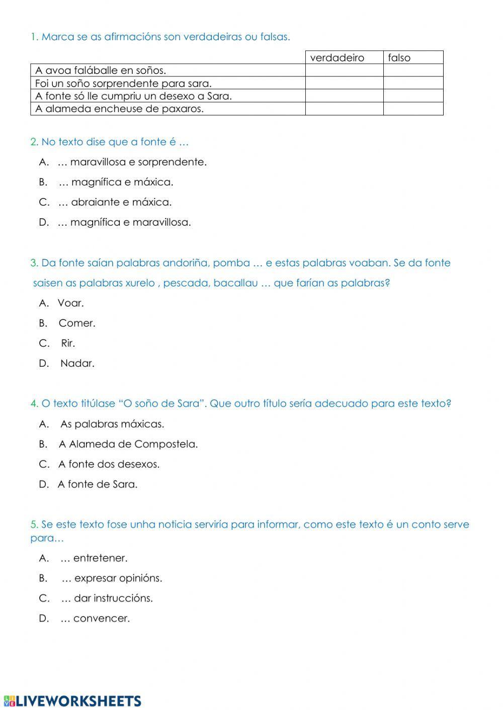 A fonte de sara A fonte de sara