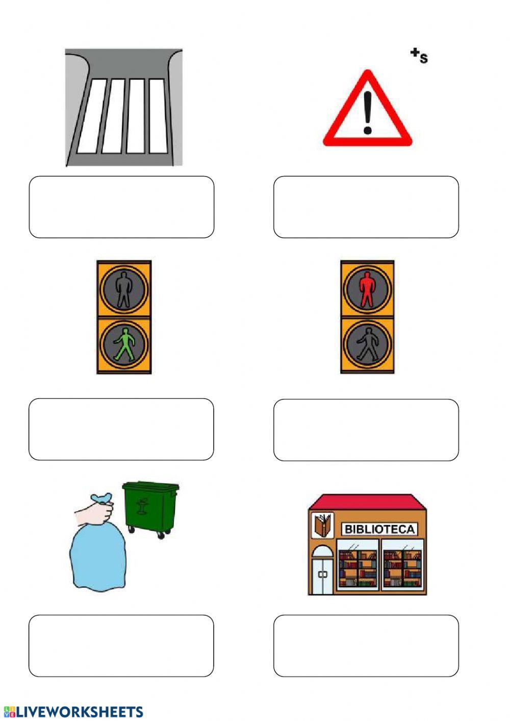 La calle-escribir la palabra