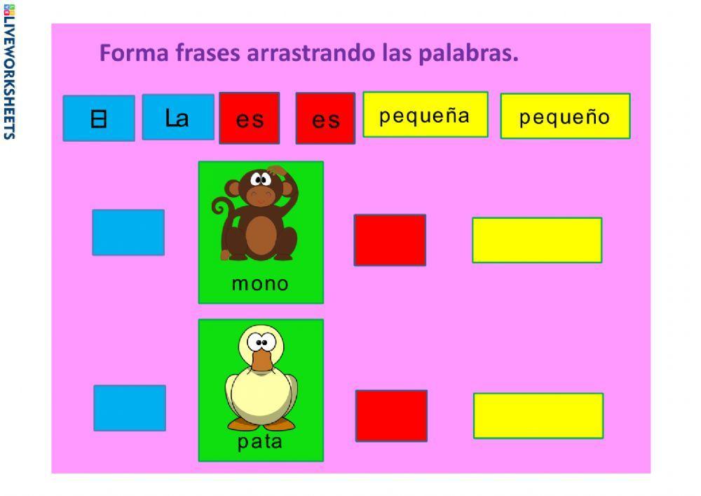 Animales genero y adjetivo