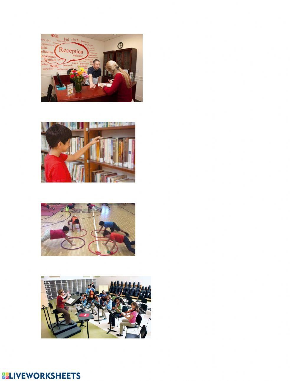 School places and rooms