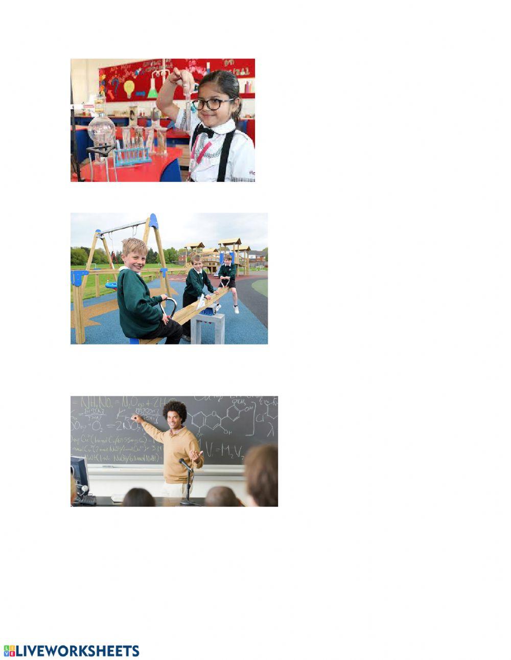 School places and rooms