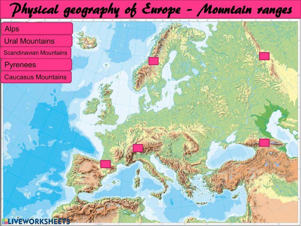 Map Of Mountain Ranges In Europe 3311718027824001