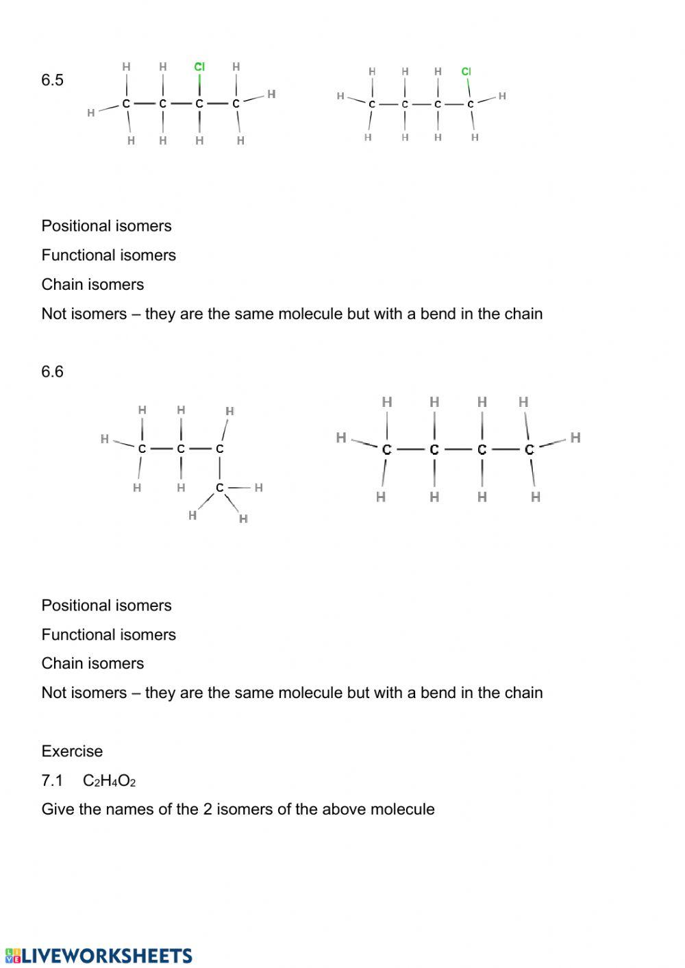 Organic chem combustion and esterification