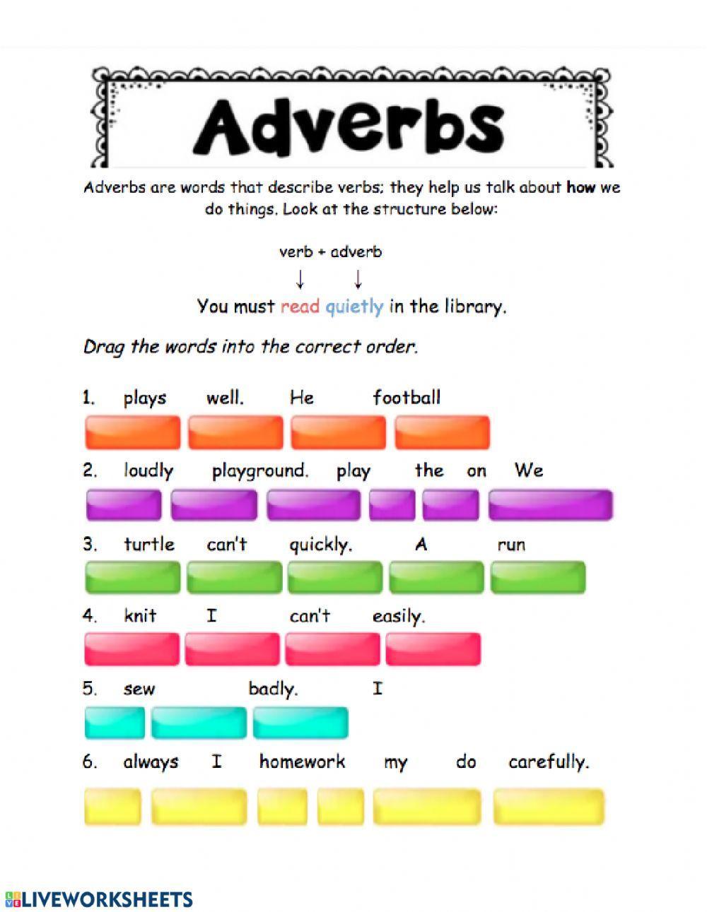Adverbs Unit 5