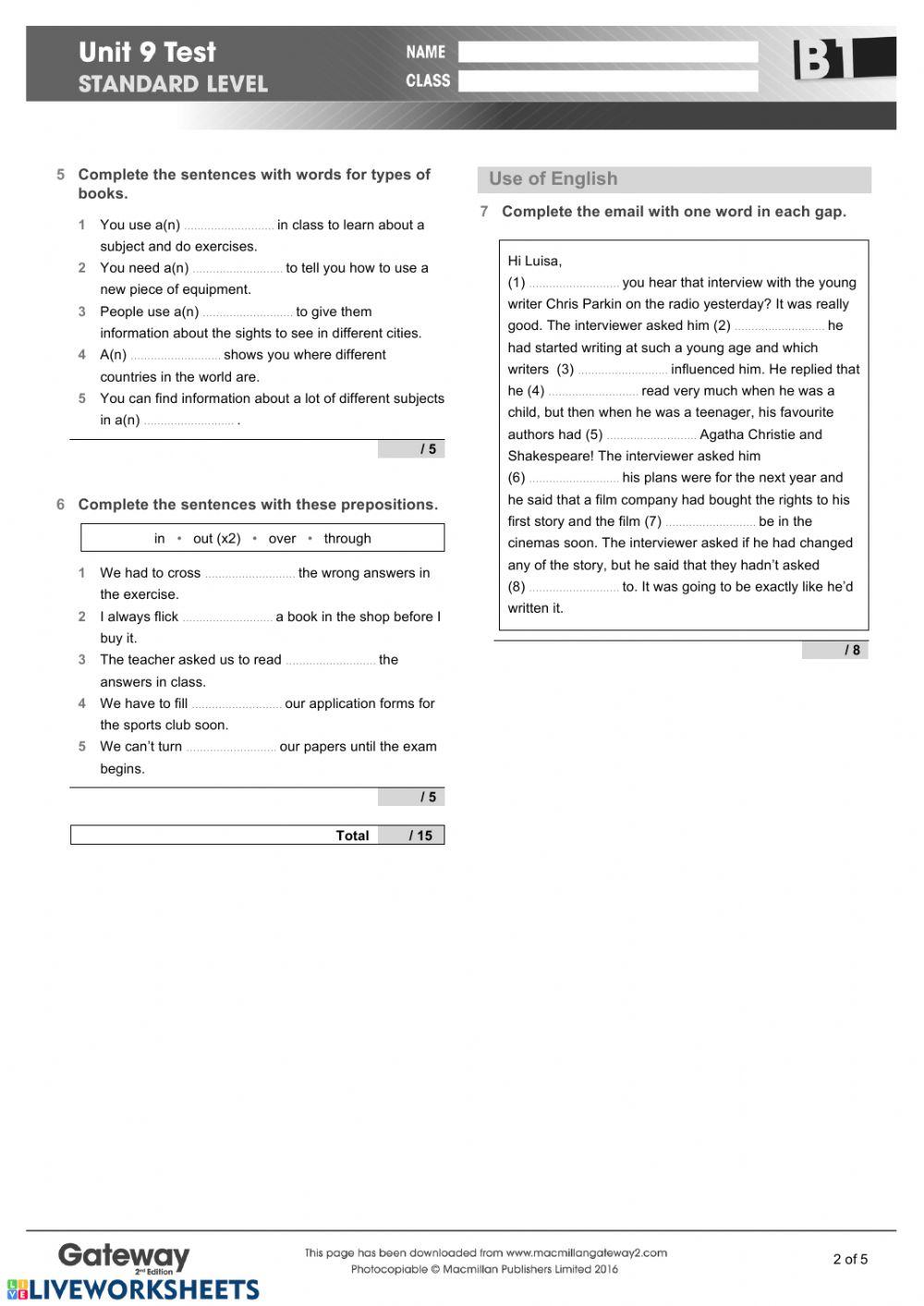 Gateway A2 Student39s Book Unit 1 By Macmillan Education