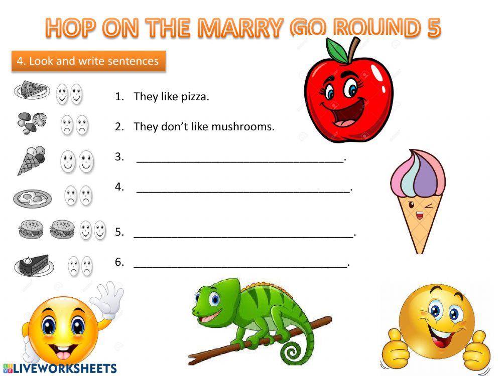 Food- I like- I don't like