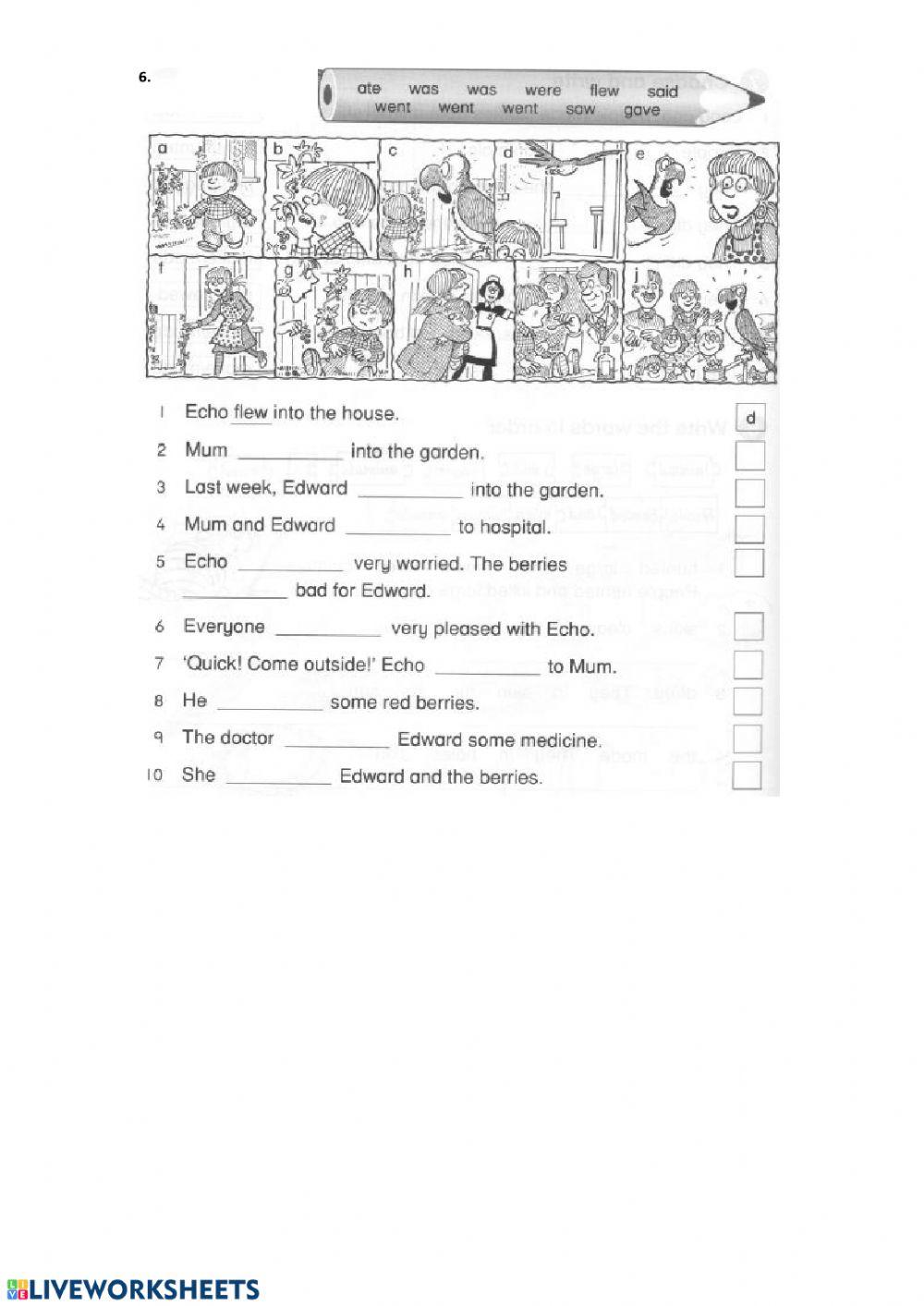 Kids 5 There was-There were