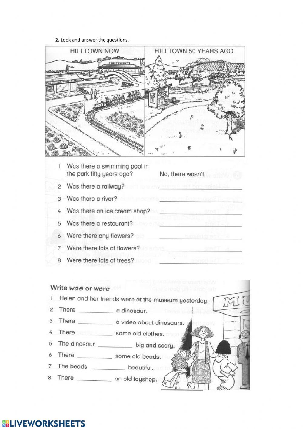 Kids 5 There was-There were