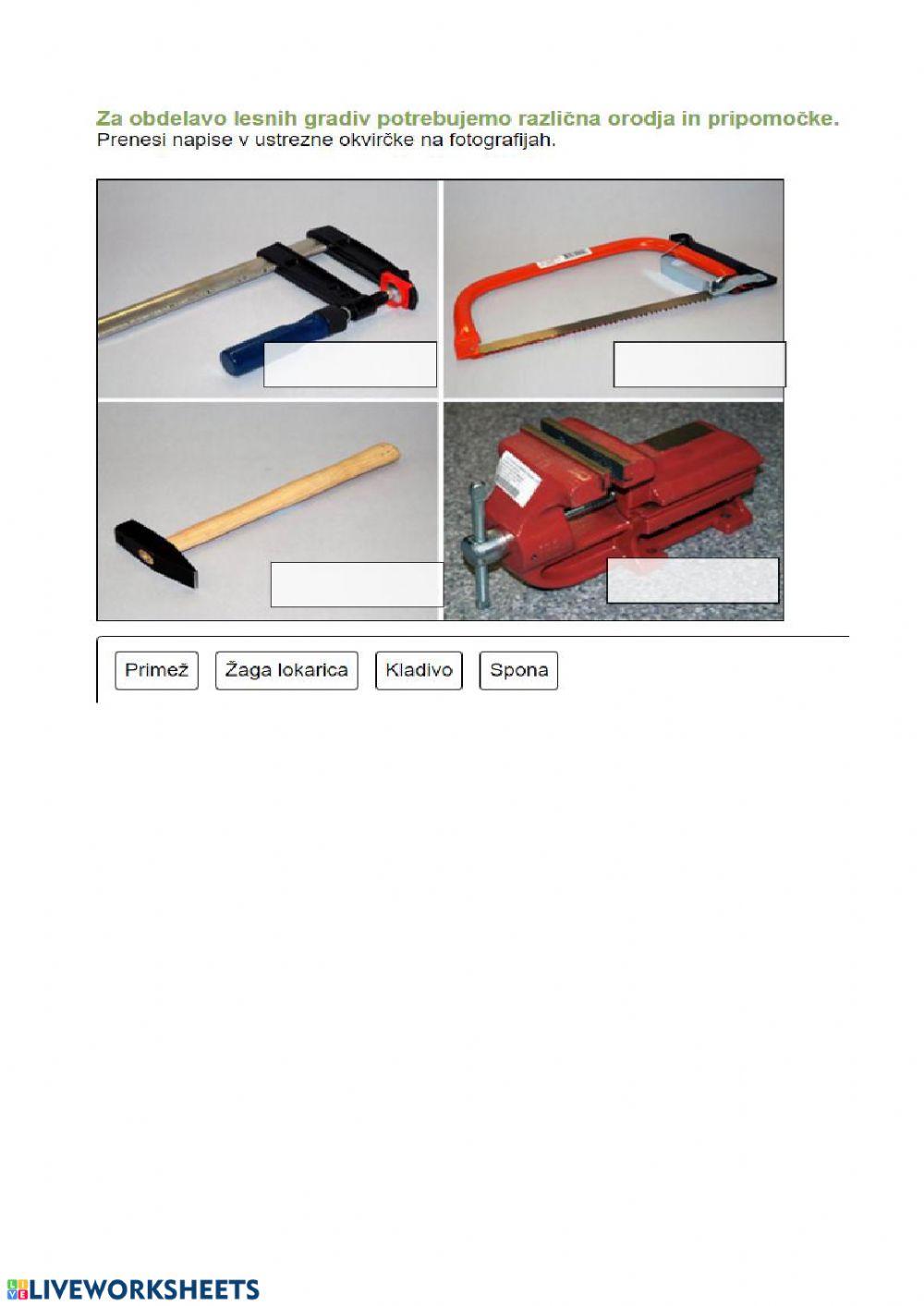 LESNA GRADIVA - UTRJEVANJE ZNANJA za 6. razred