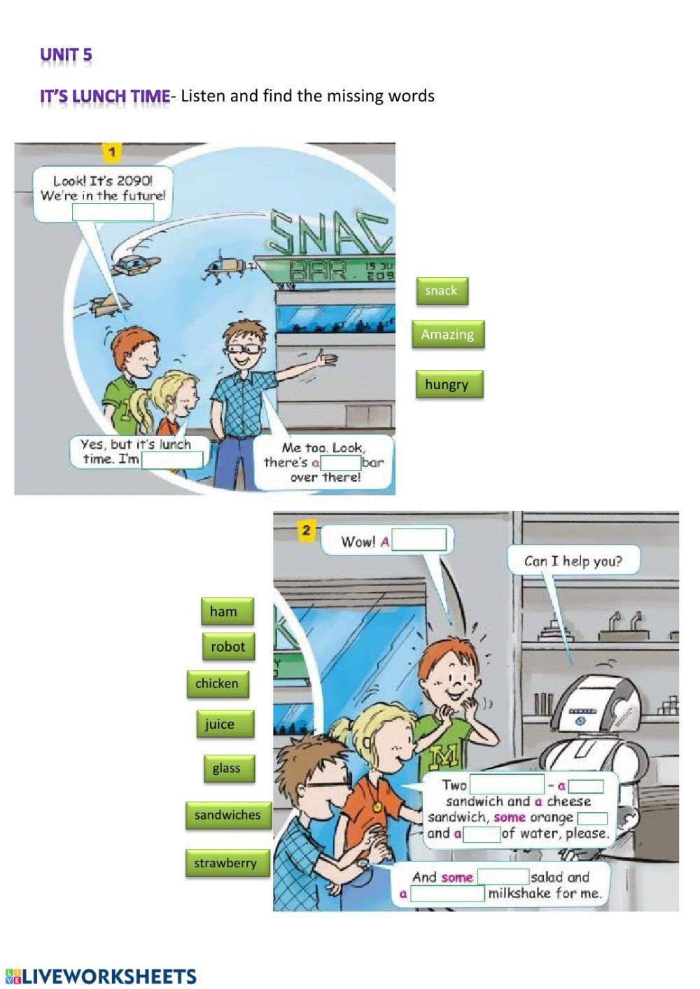 The Amazing journey- It's lunch time!