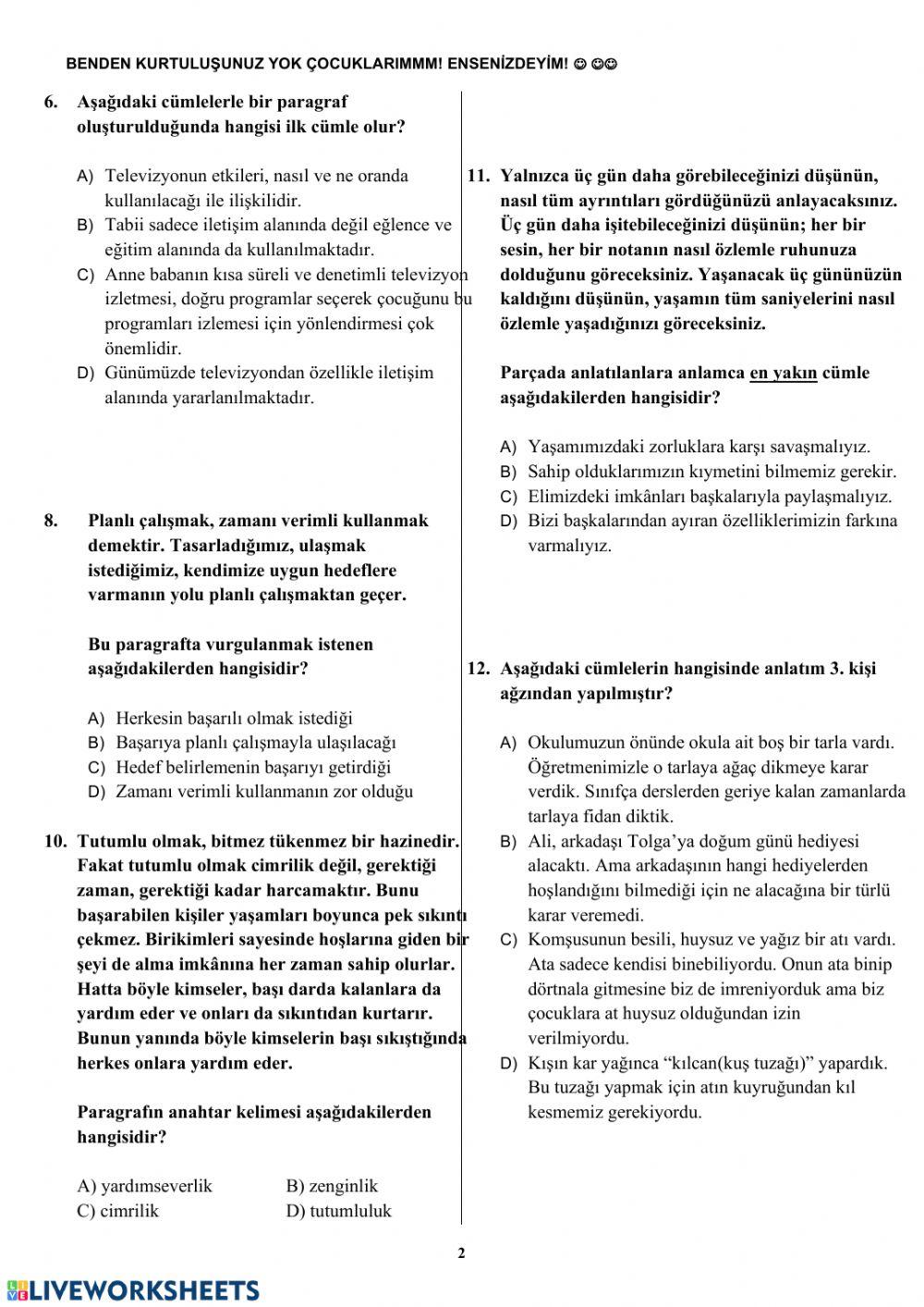 tutumlu kişi