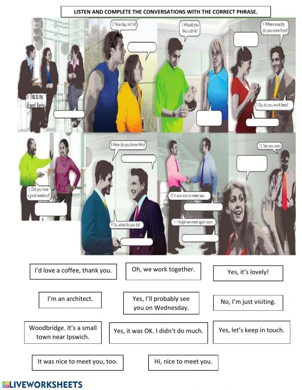 Small talk in English