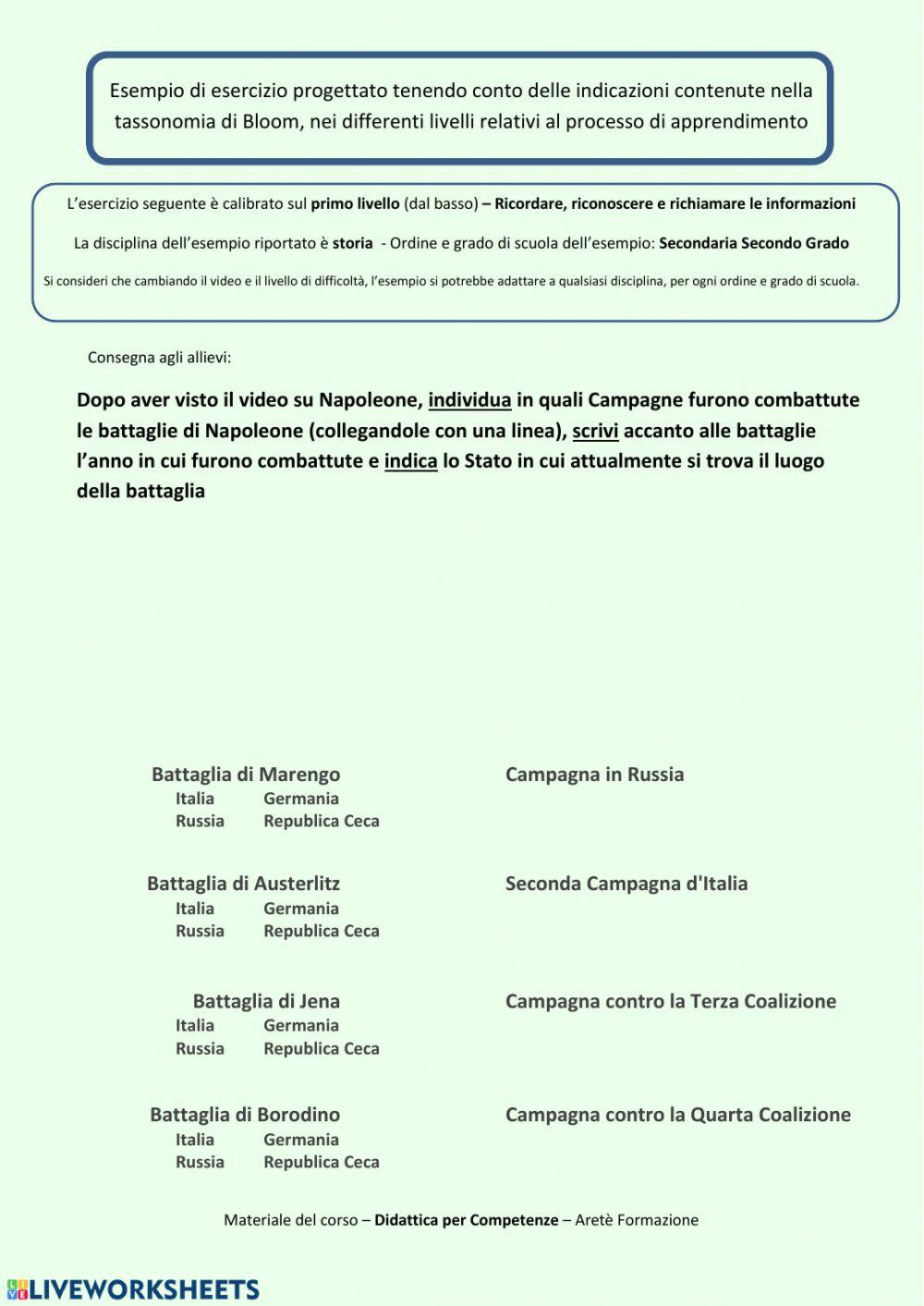 Individua, scrivi ed indica (con Video) cod.12