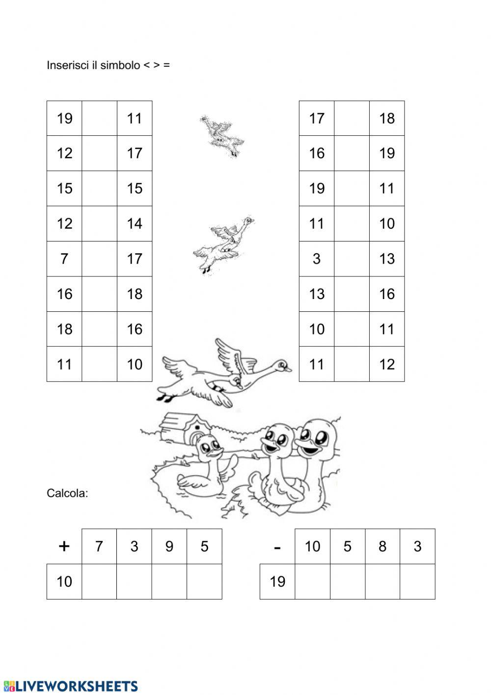 Inserisci il simbolo e calcola