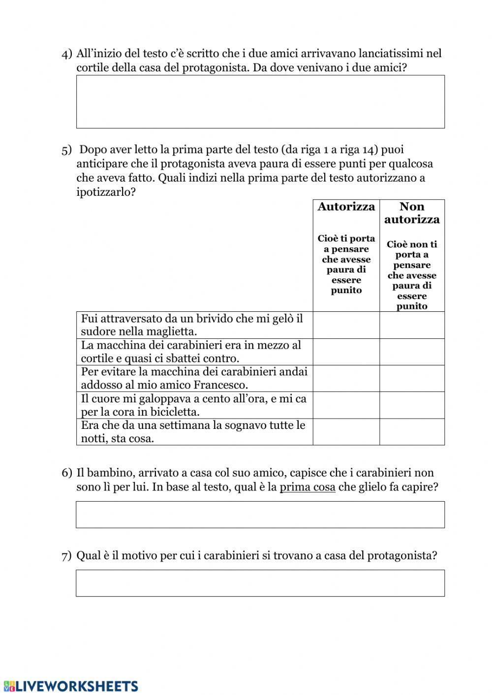 Comprensione Agosto 1963
