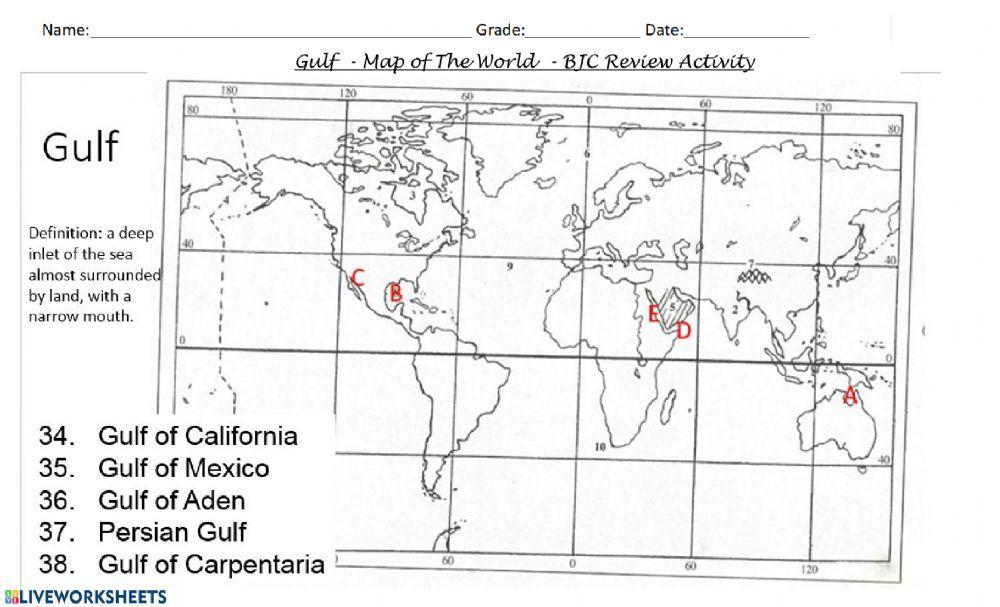 Gulf - Map Of the World