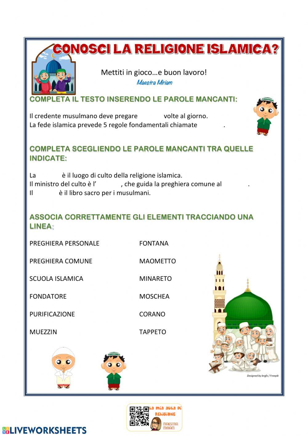 Islamismo - cloze test