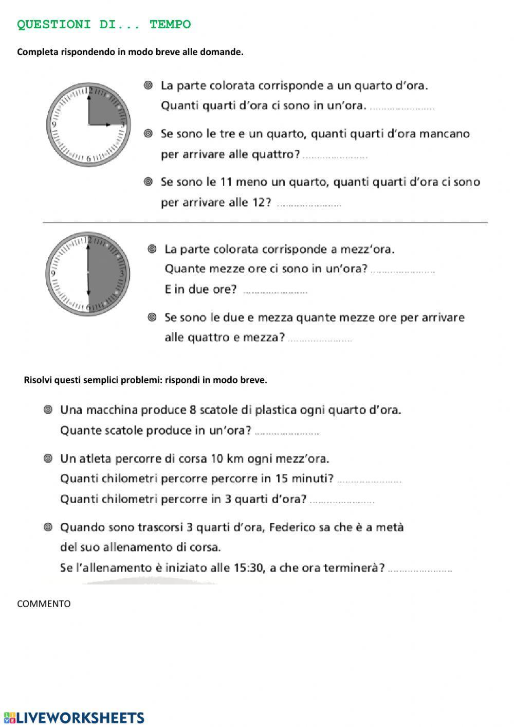 Questione di... tempo