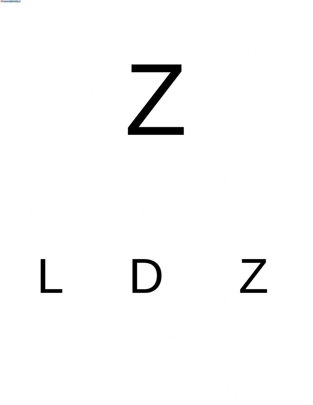 Letters S-Z Matching