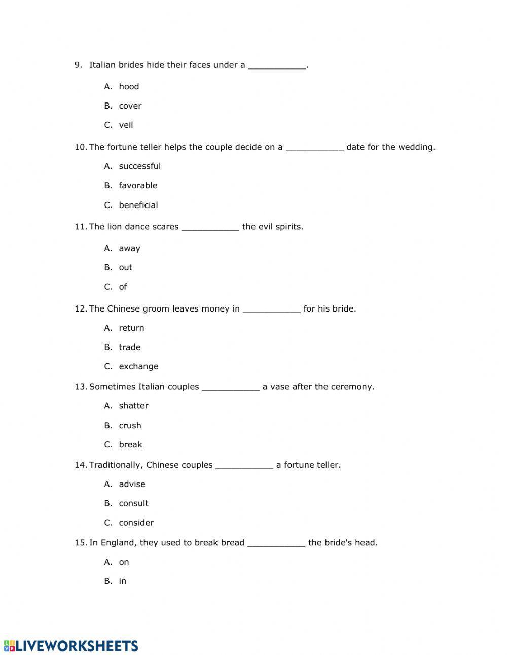 Marriage Customs around the World
