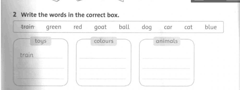 Colours-toys-animals