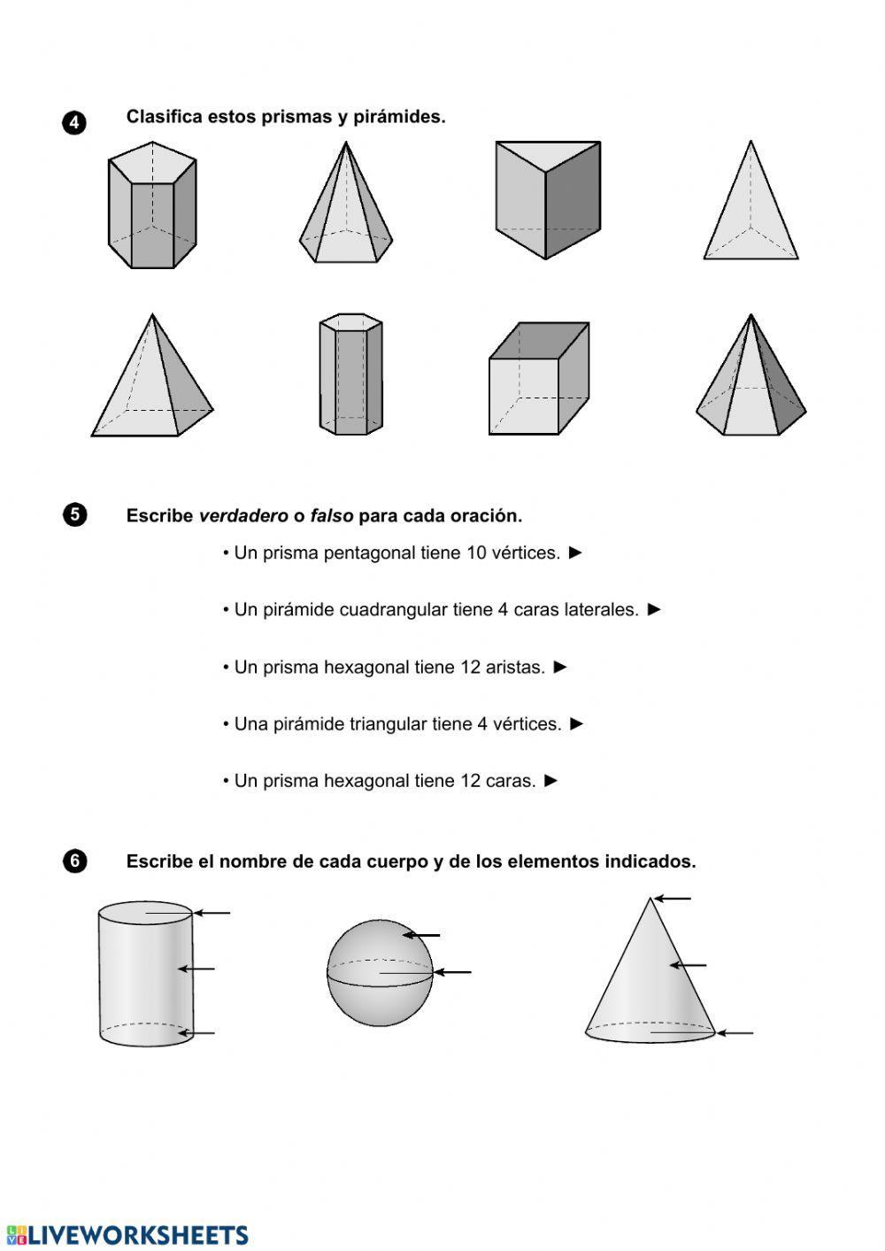 Cuerpos geométricos