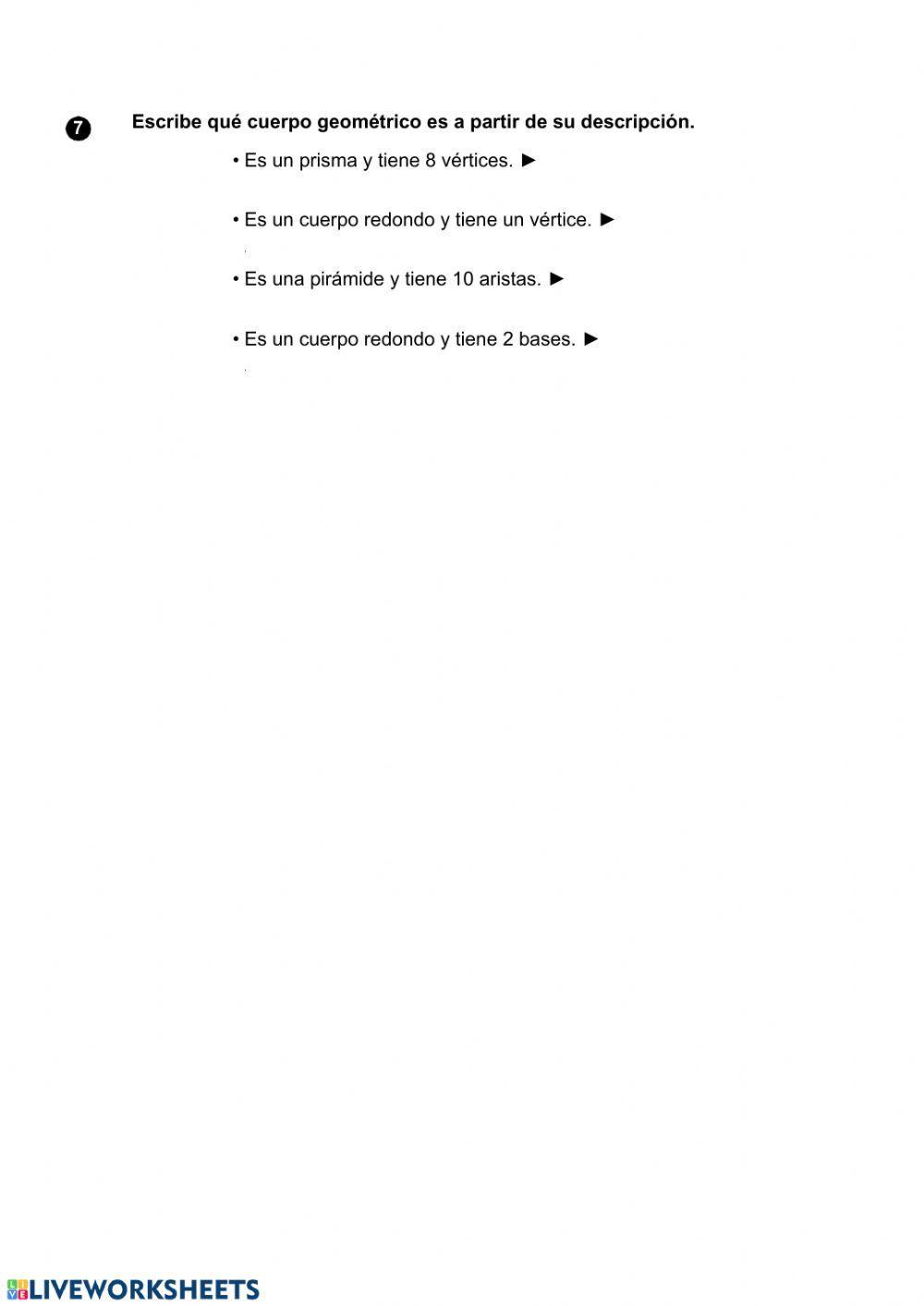 Cuerpos geométricos