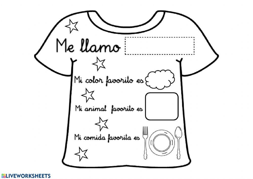 Todo sobre mi worksheet Live Worksheets