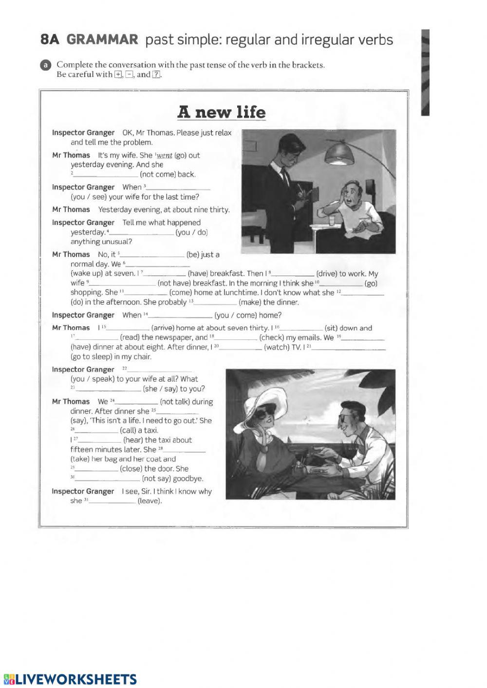 Past Simple. Regular and Irregular Verbs.