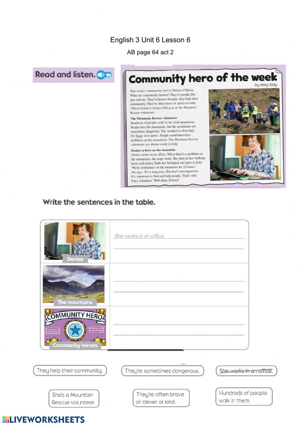 Questions about a listening