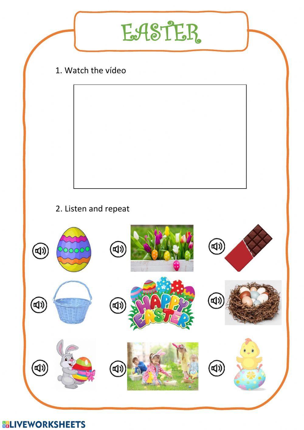 Easter vocabulary Easter vocabulary