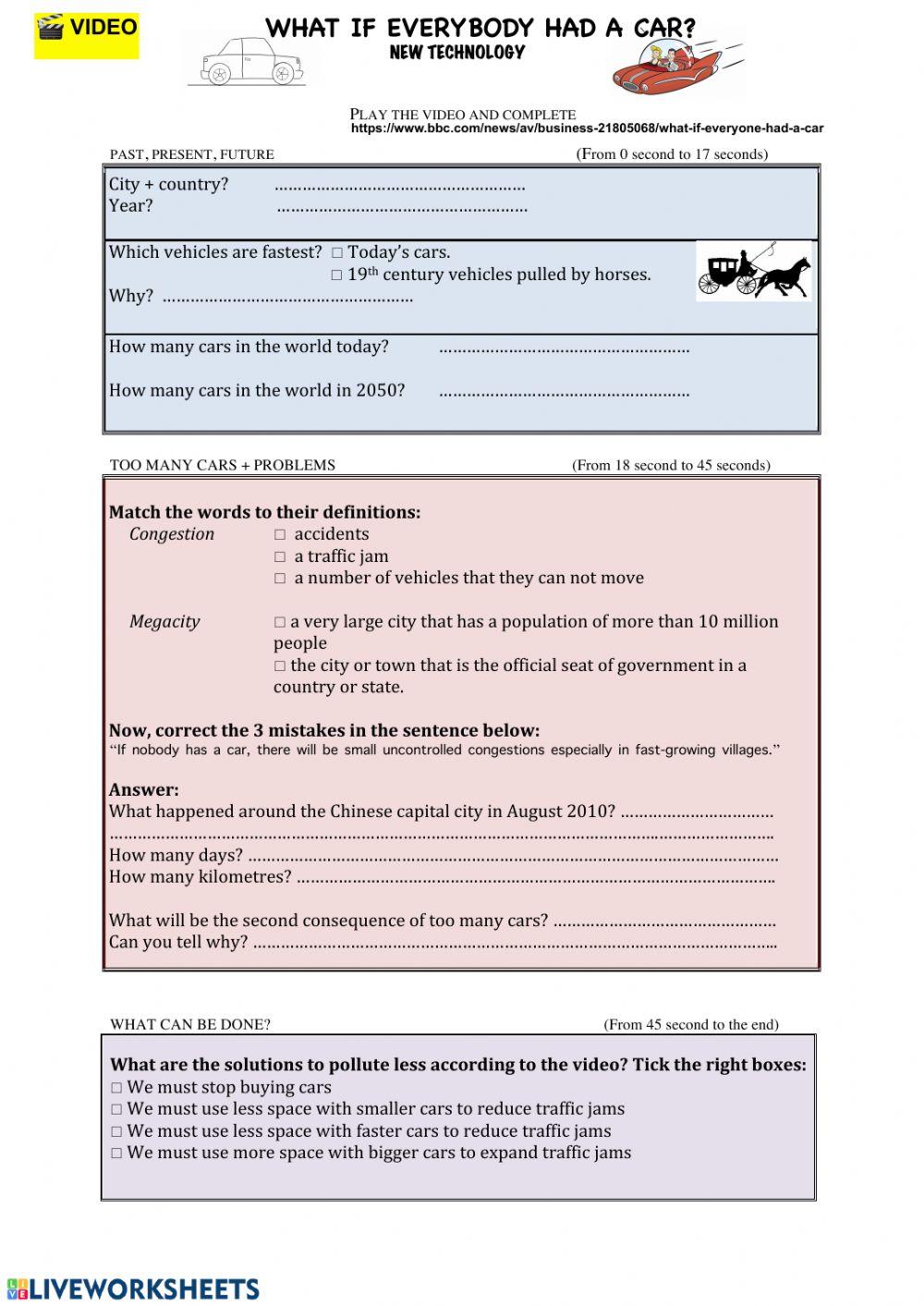 What if everybody had a car?