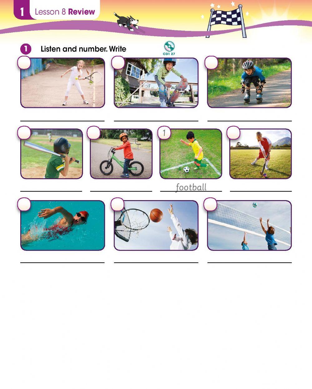 GM5 L2 sports revision