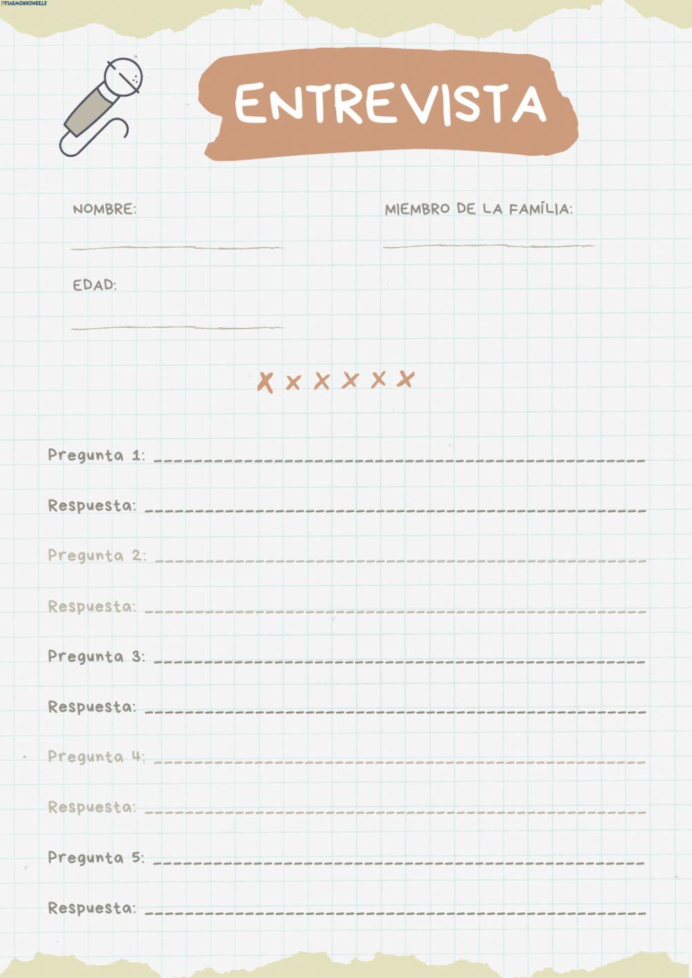 Entrevista a un familiar