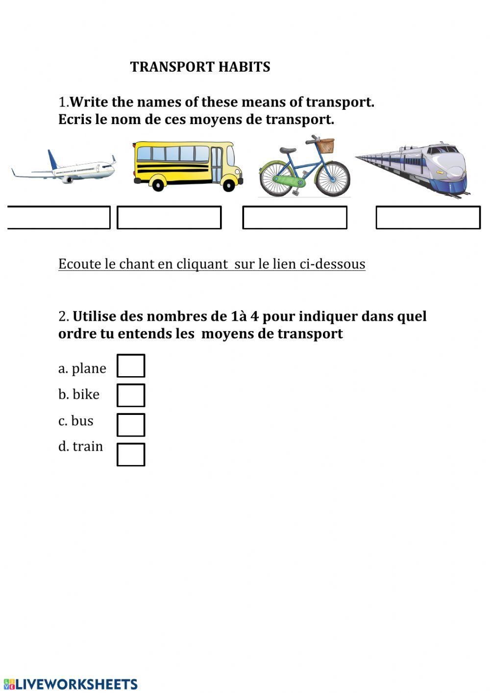 Transportation means